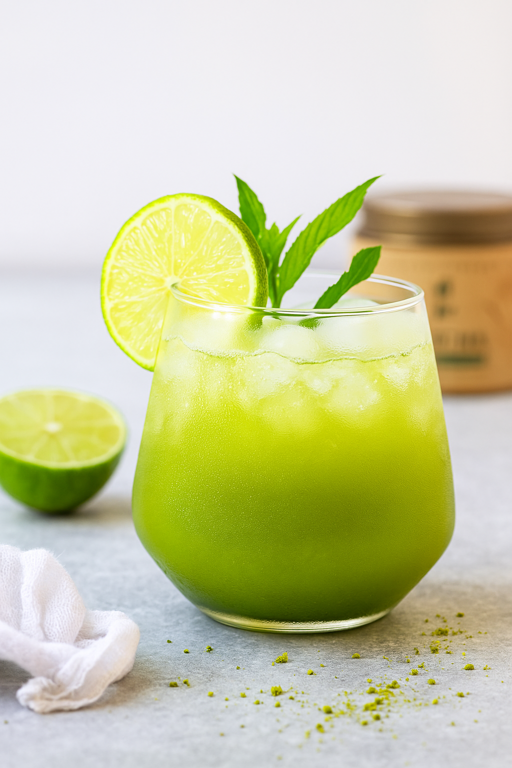 Matcha Mojito,  Maison Zegzaw style